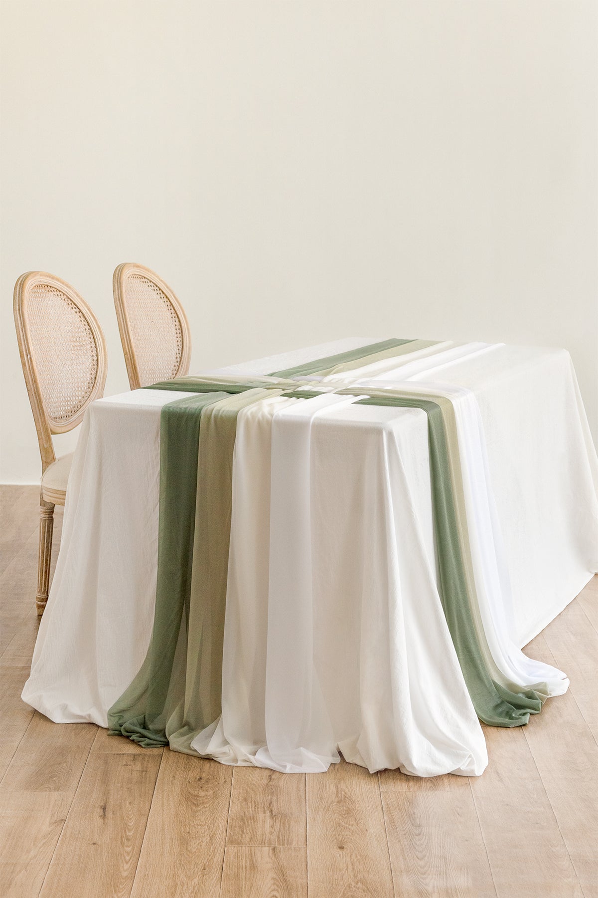 Weave Wedding Table Runner for Reception (Set of 8) - 3 Colors