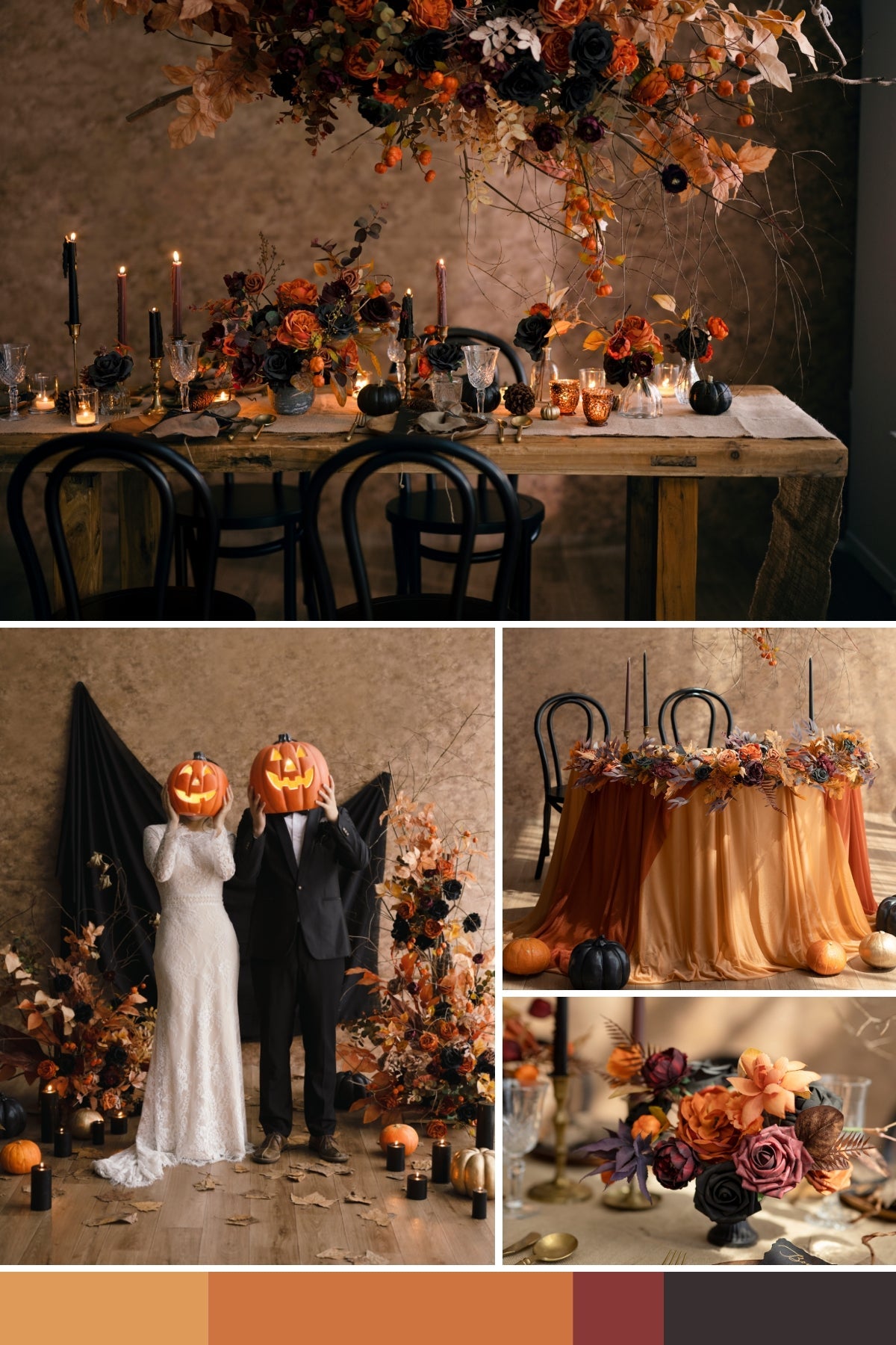 Sample Box in Black & Pumpkin Orange