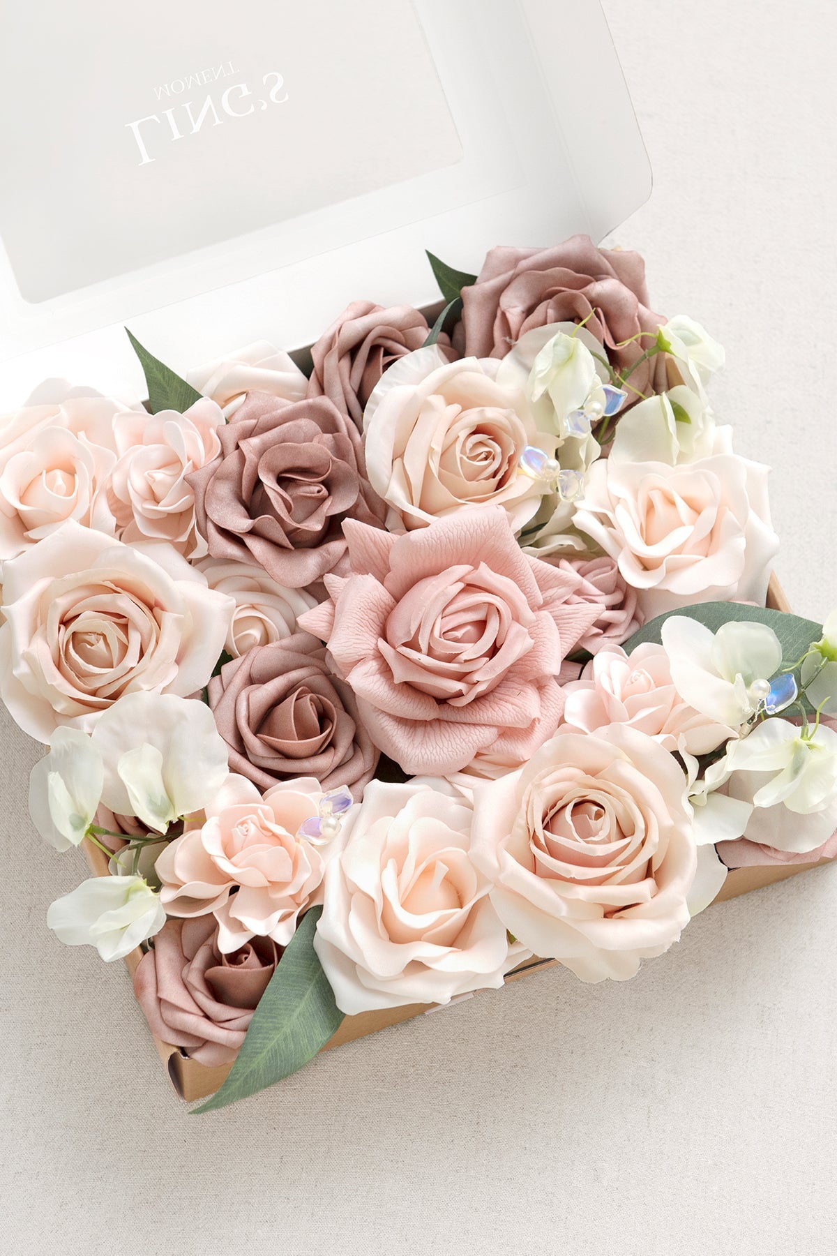 Dusty Rose Wedding Flowers & Greenery