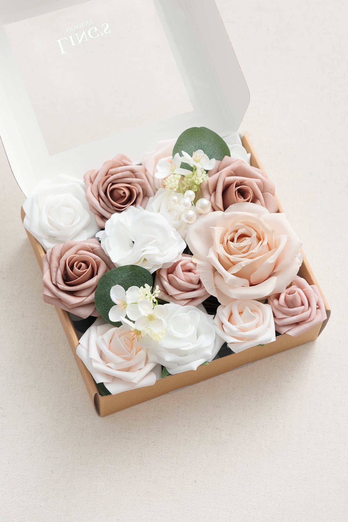 Dusty Rose Wedding Flowers & Greenery