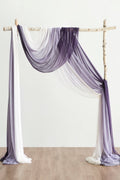 Wedding Arch Drapes in Lilac & Gold