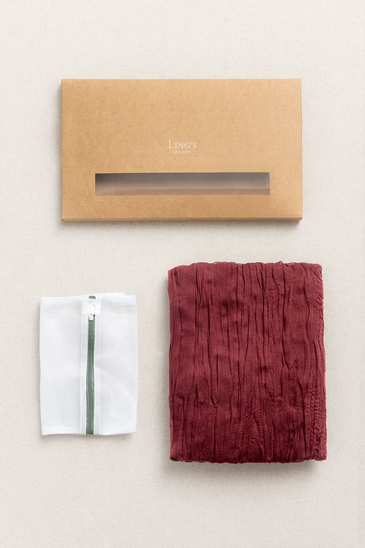 Table Linens in Romantic Marsala