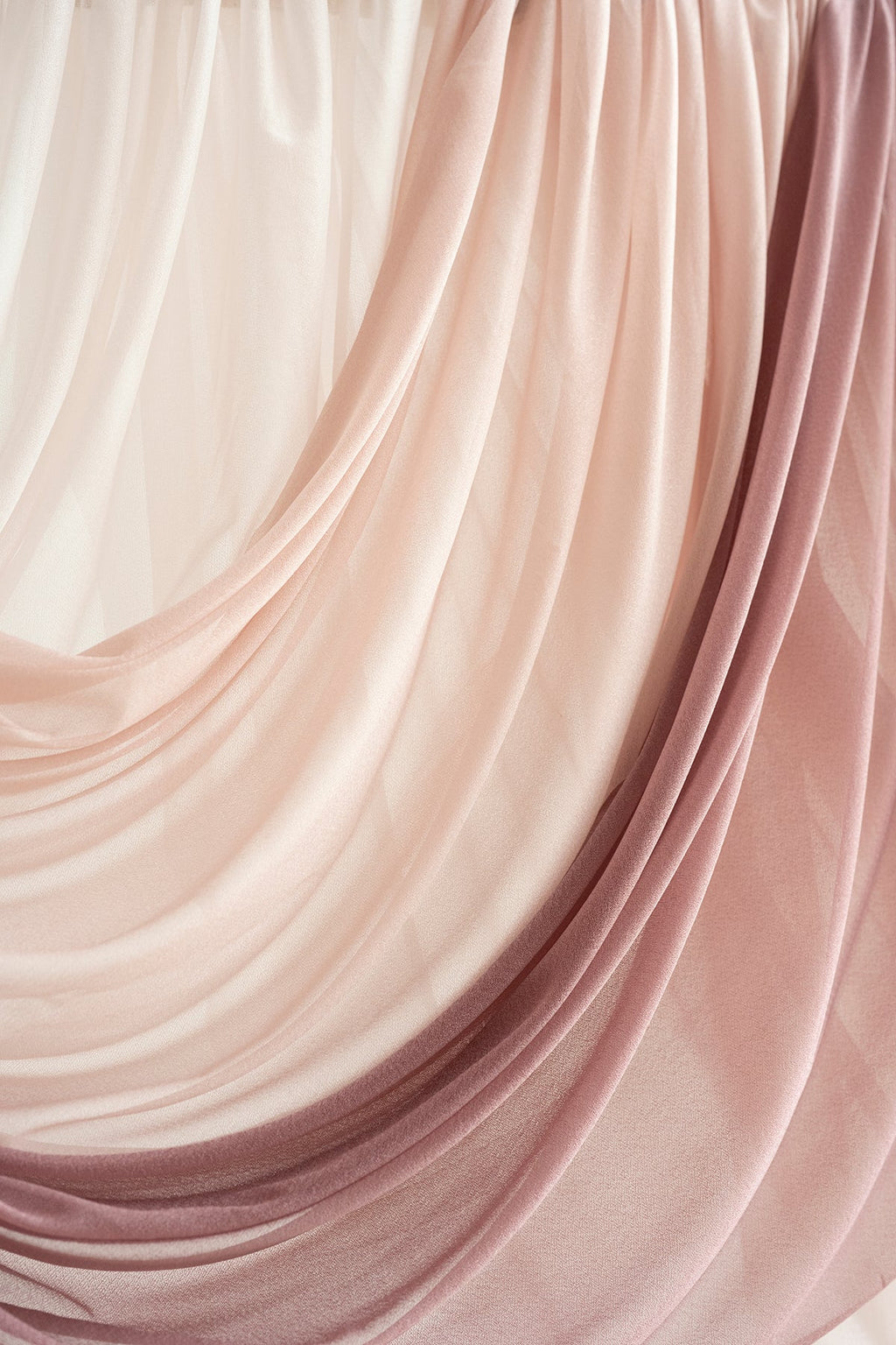 Wedding Arch Drapes in Romantic Marsala