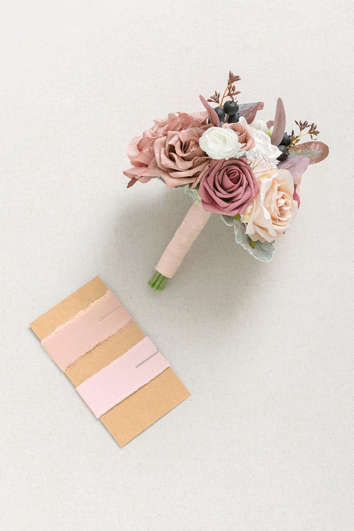 Additional Flower Decorations in Dusty Rose & Mauve
