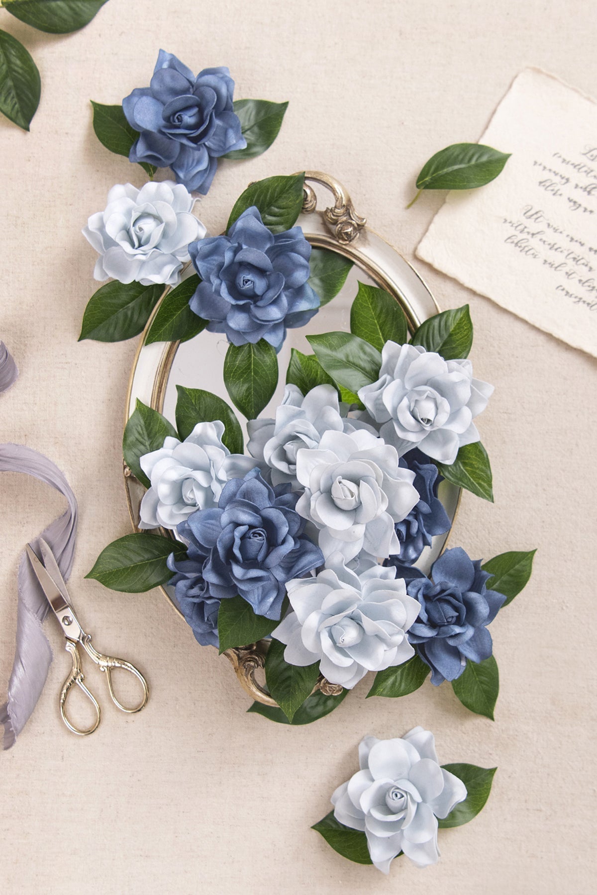 DIY Supporting Flower Boxes in Timeless French Blue & White