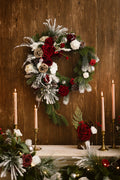 Christmas Wreath in Christmas Red & Sparkle