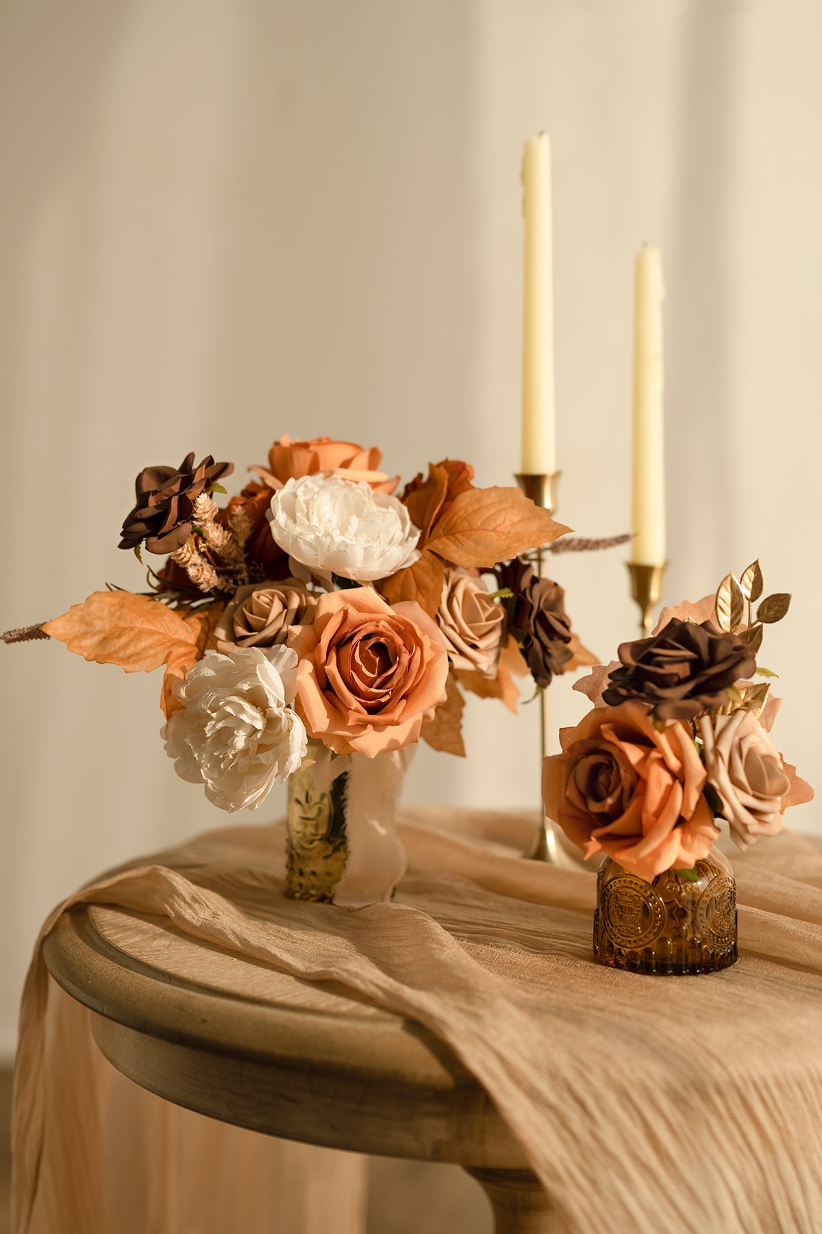 Brown & Beige Designer Flower Boxes