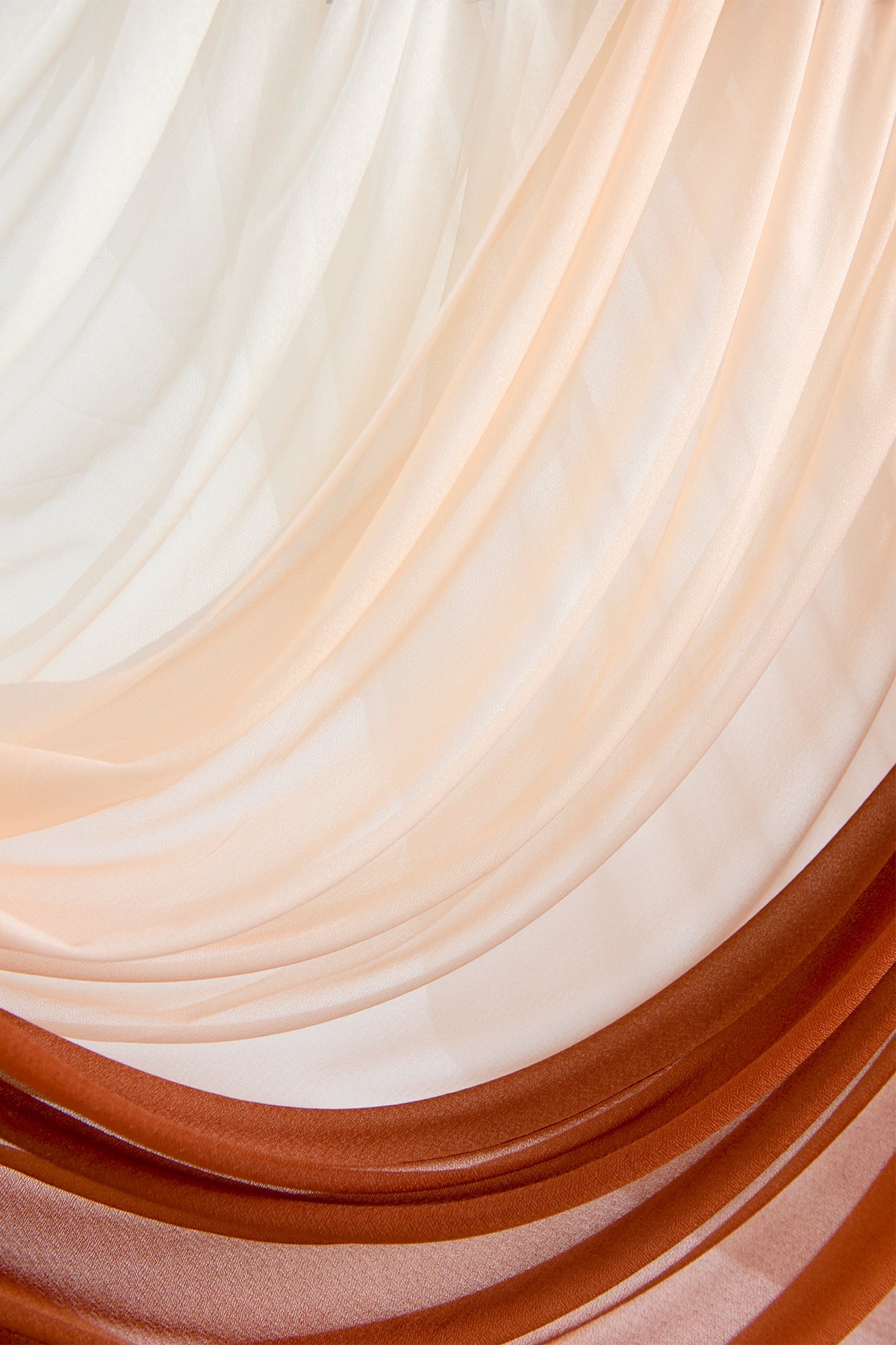 Wedding Arch Drapes in Sunset Terracotta