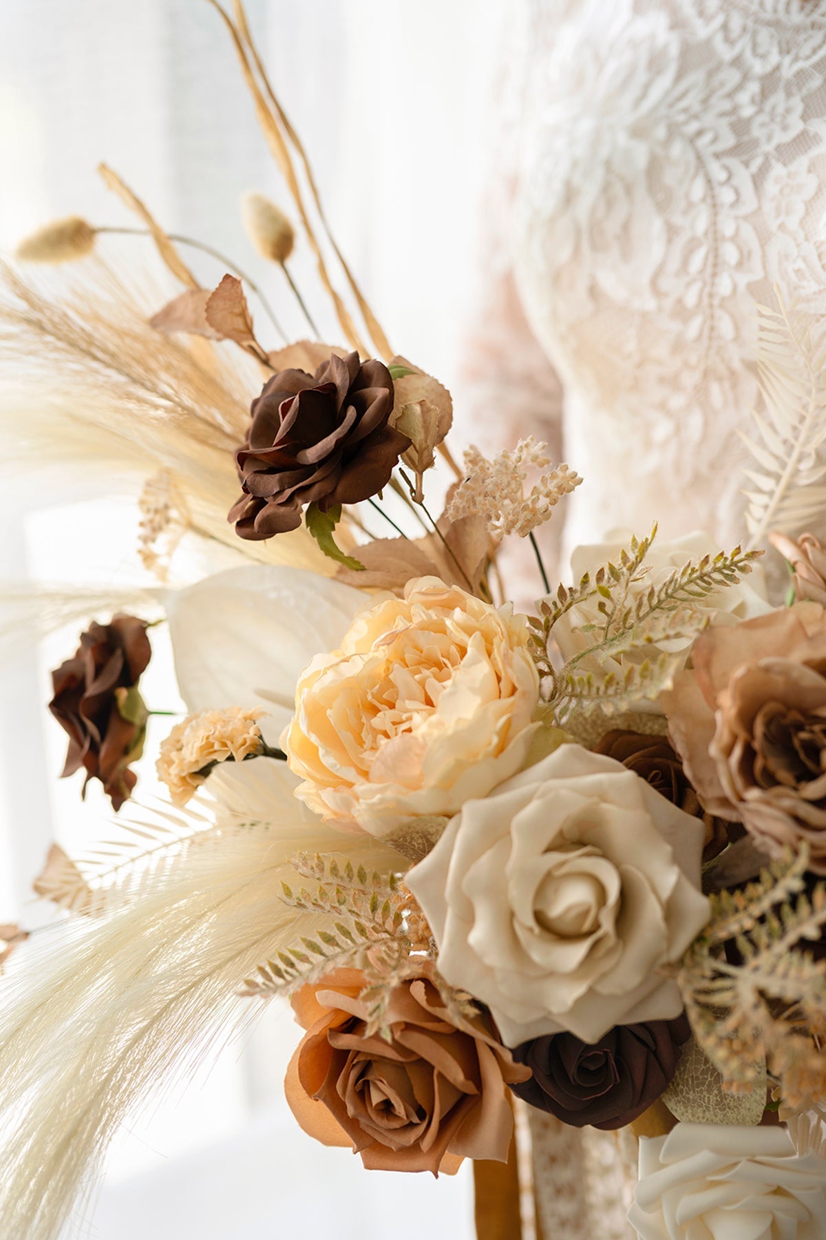 Brown & Beige Designer Flower Boxes