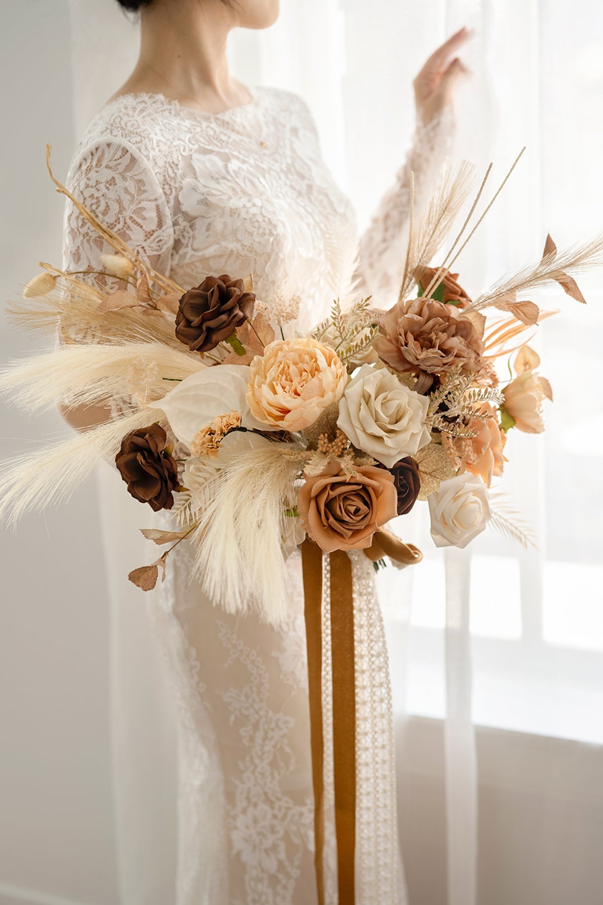Brown & Beige Designer Flower Boxes