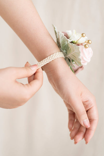 Additional Flower Decorations in Dusty Rose & Cream
