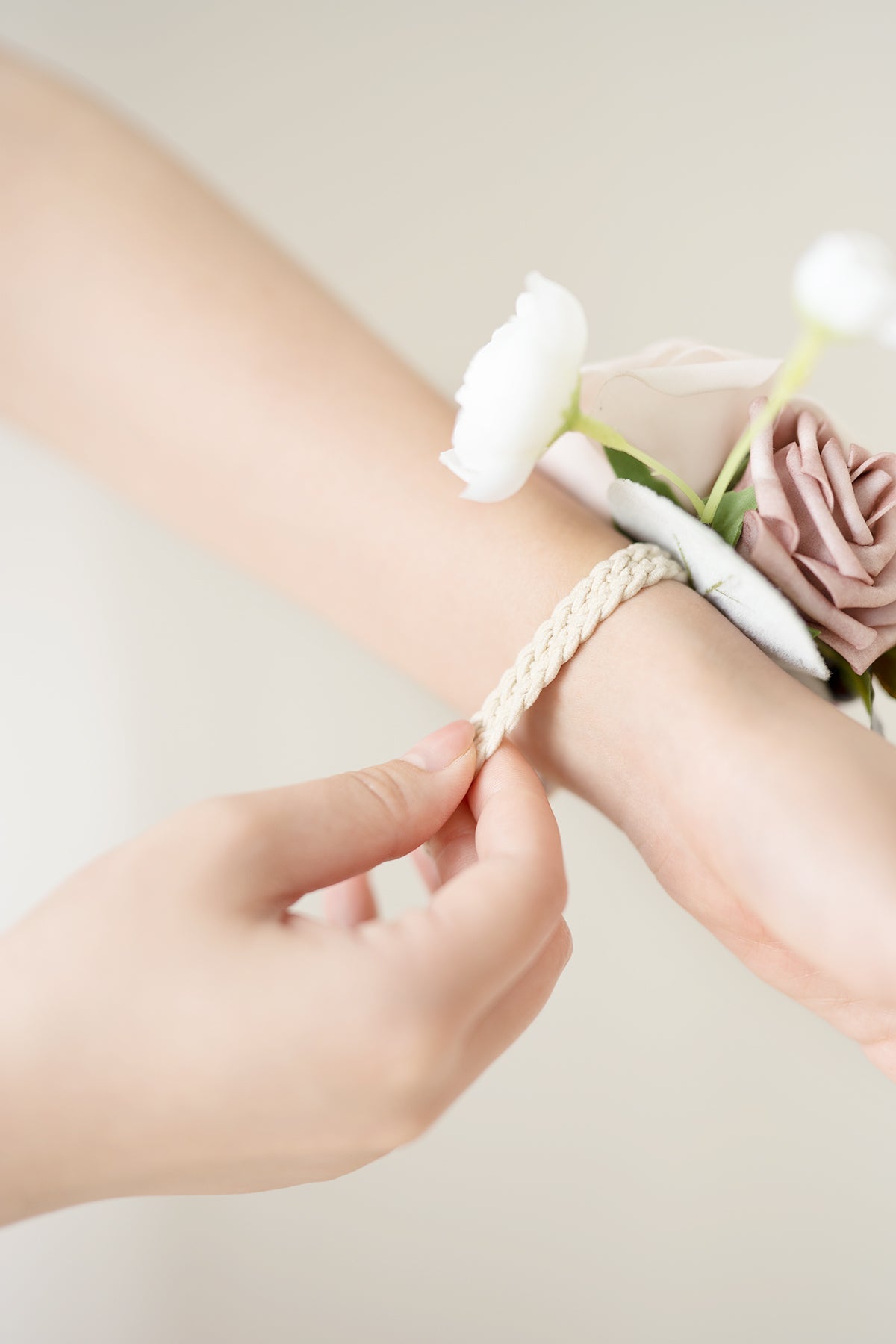 Bridal Flowers in Dusty Rose & Cream