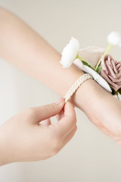 Bridal Flowers in Dusty Rose & Cream