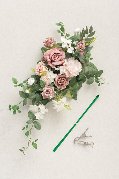Flower Sign Decor in Dusty Rose & Cream