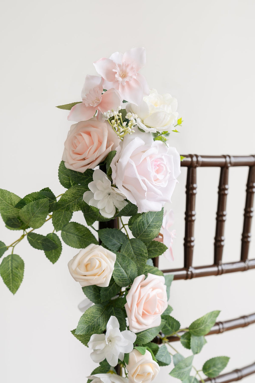 Wedding Hanging Chair Back Decoration in Blush & Cream