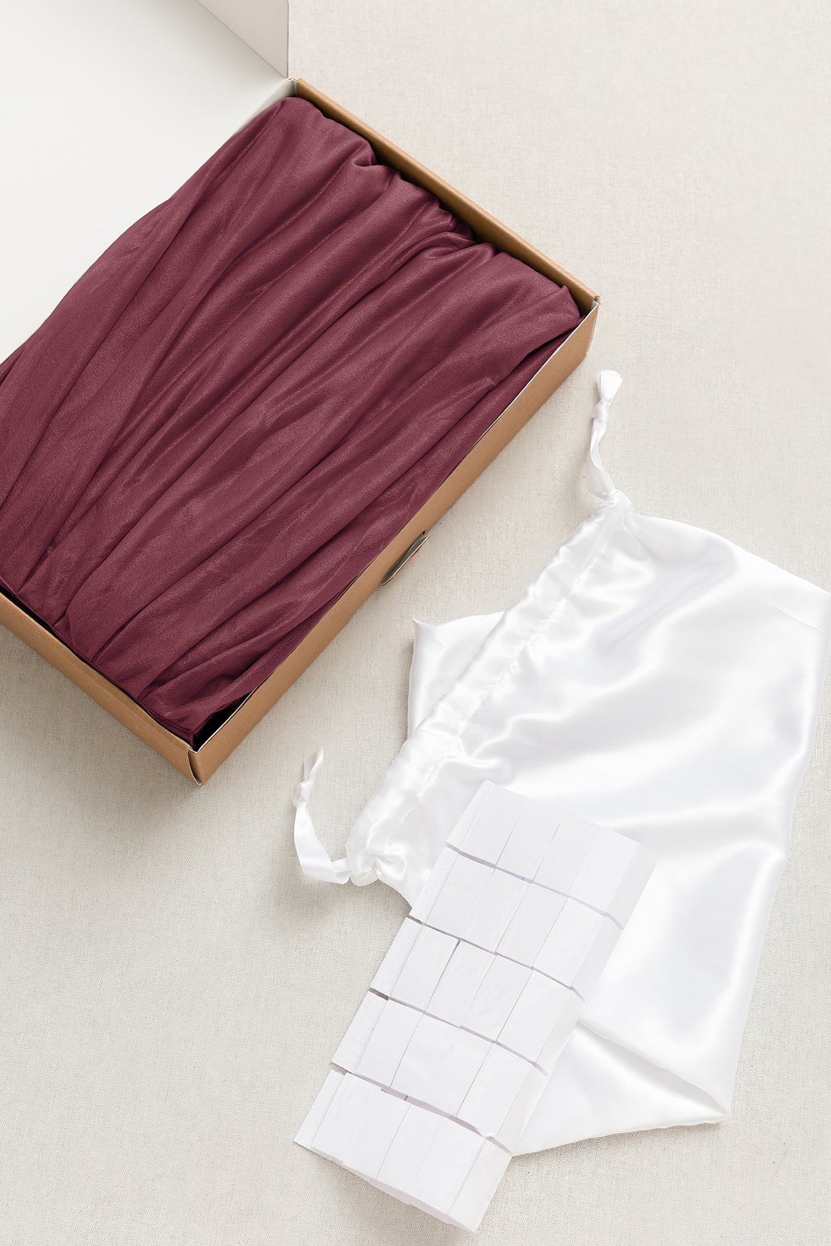 Table Linens in Romantic Marsala