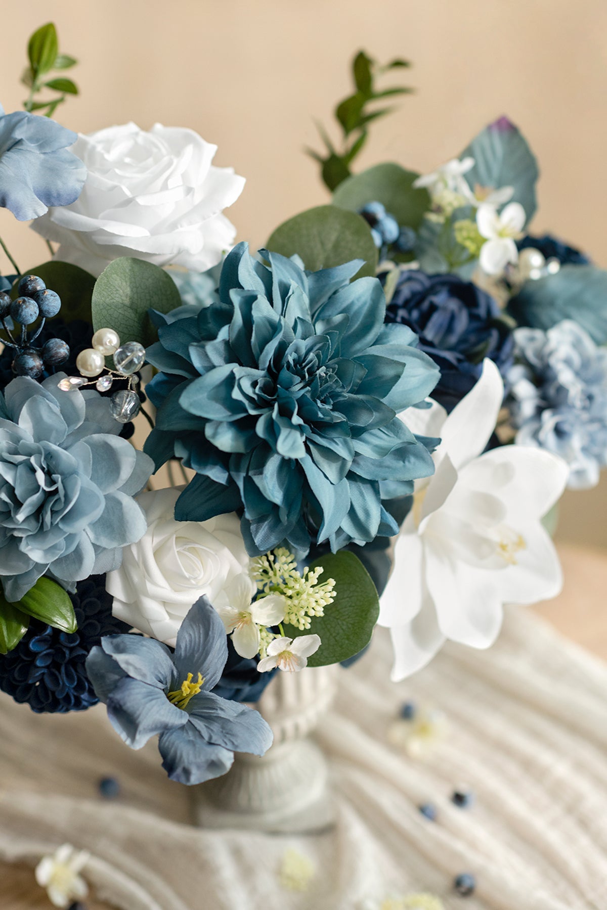 DIY Kits For Centerpieces in Blue Colors