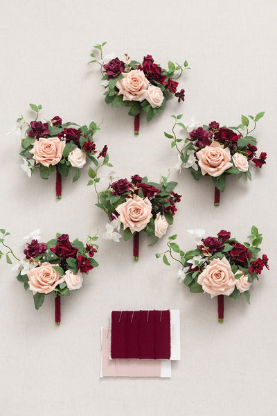 Bridesmaid Posy in Romantic Marsala