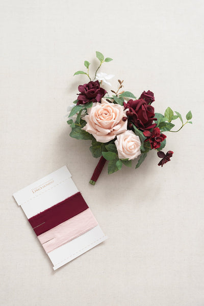 Bridesmaid Posy in Romantic Marsala