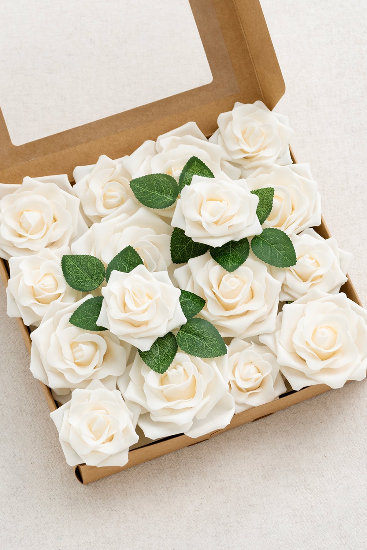 2.5” & 3.5" Mixed Foam Avalanche Rose with Stem - 2 Colors | Clearance