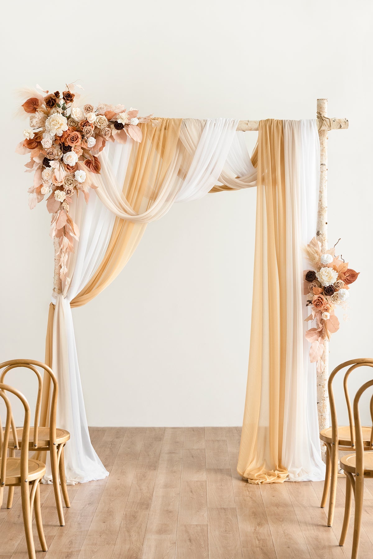 Pre-Arranged Wedding Flower Packages in Rust & Sepia