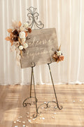 Combo Set Flower Sign Decor in Rust & Sepia | Clearance