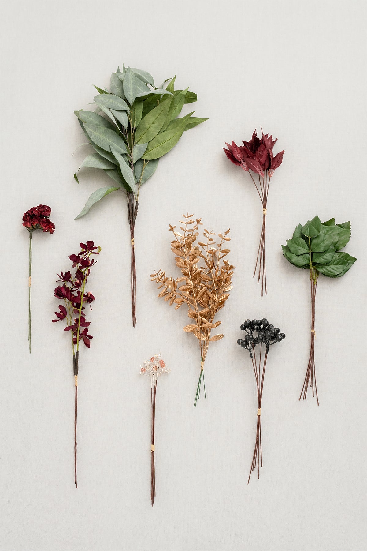 Additional Flower Decorations for Christmas Wreath