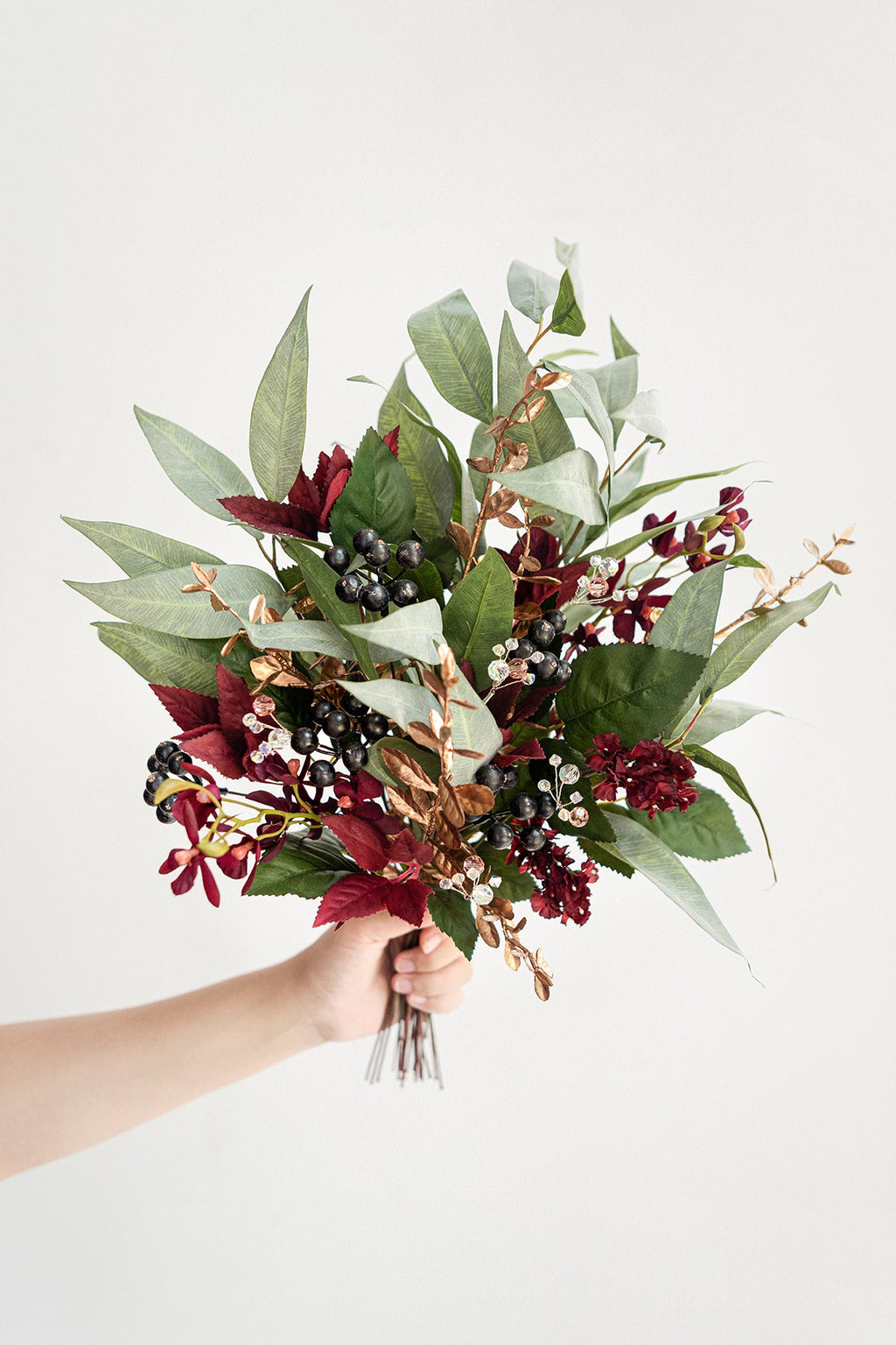 Additional Flower Decorations for Christmas Wreath