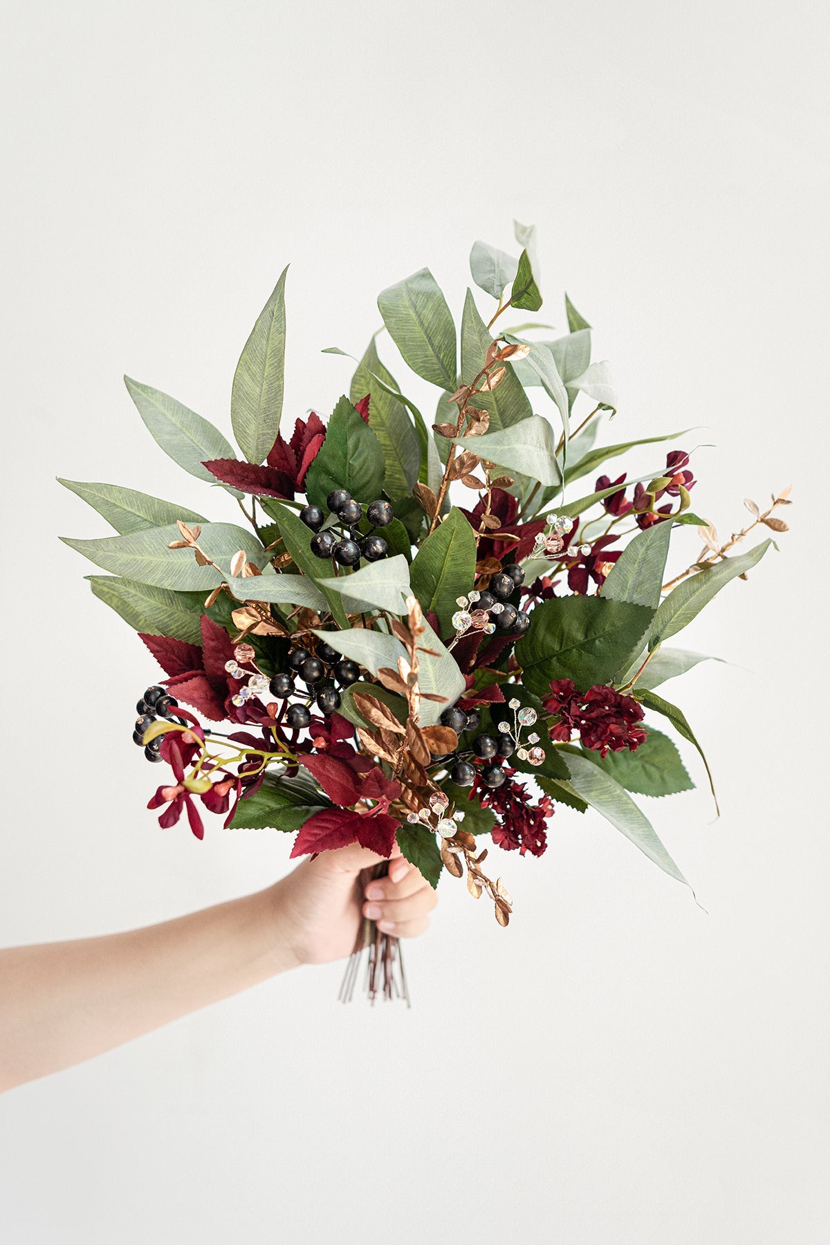 Additional Flower Decorations for Christmas Hanging Birdcage