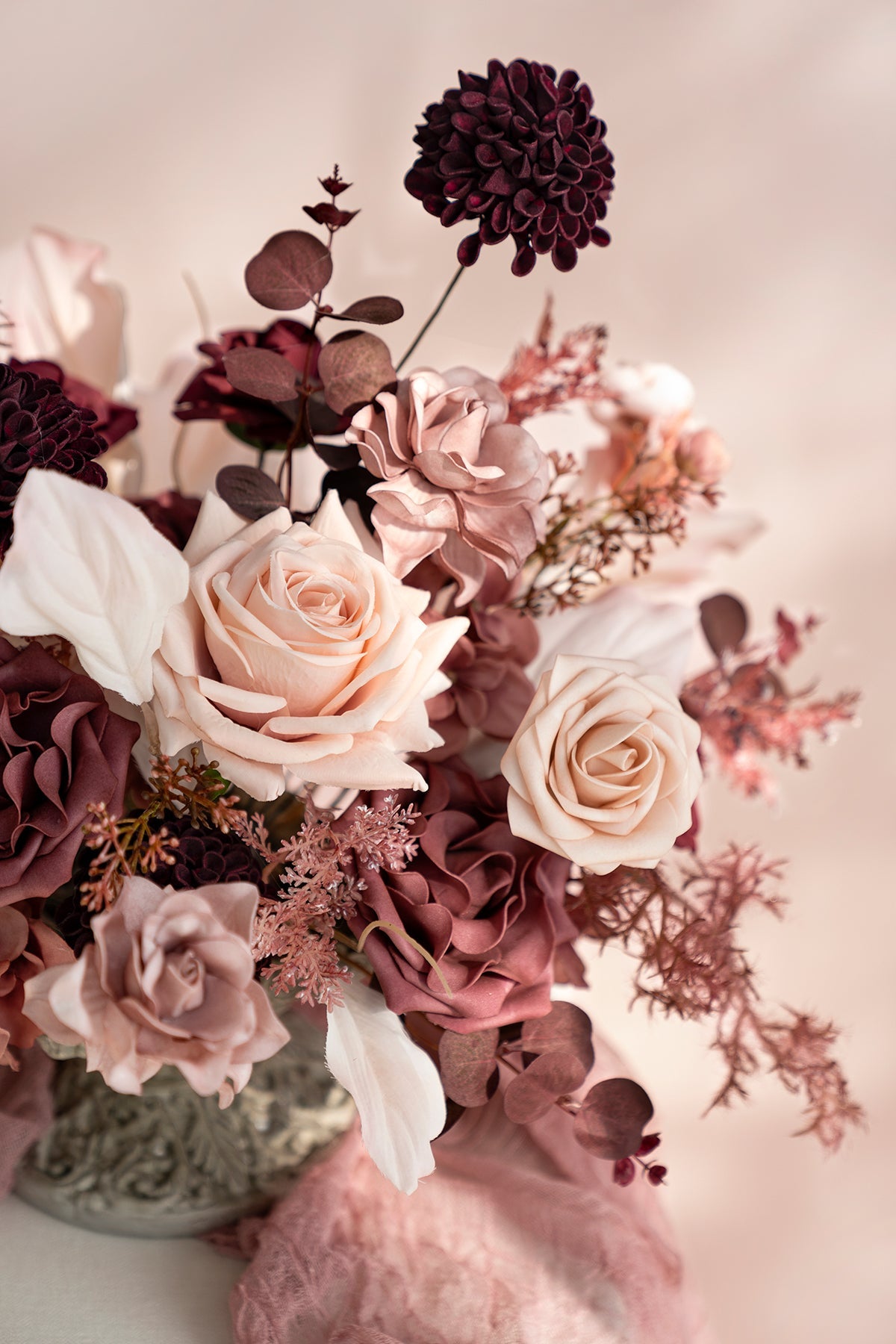 DIY Kits For Centerpieces in Red Colors