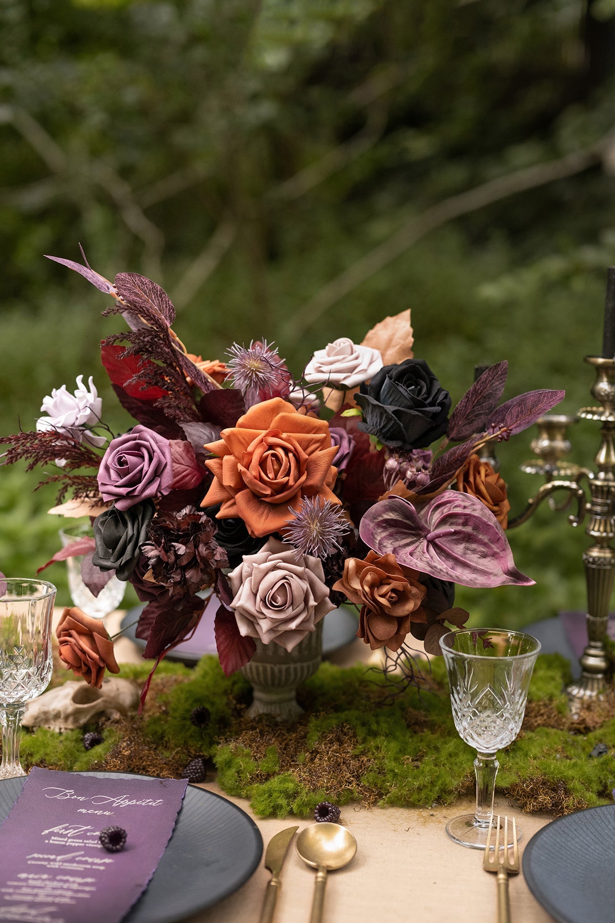 DIY Designer Flower Boxes in Twilight Purple & Harvest Orange