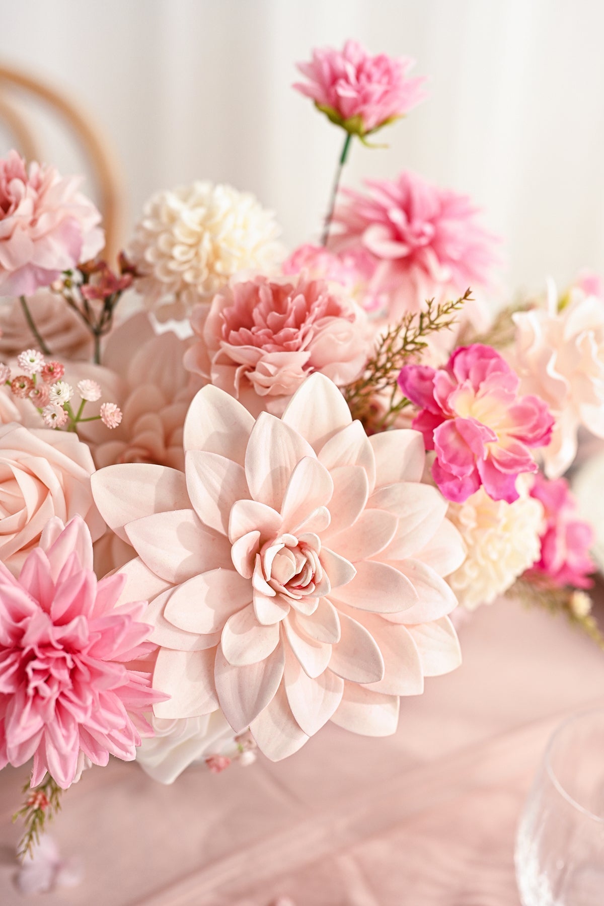 DIY Kits For Centerpieces in Pink Colors
