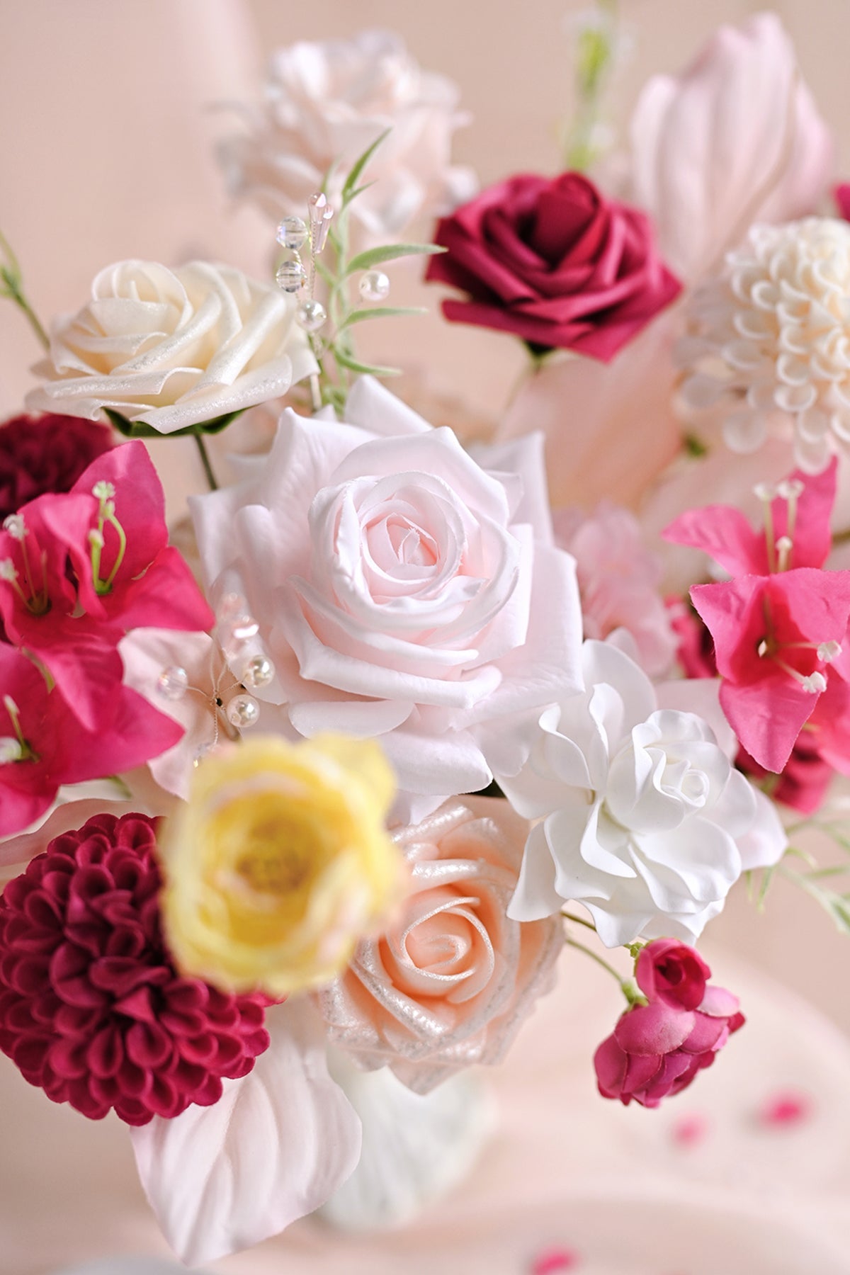 DIY Kits For Centerpieces in Pink Colors