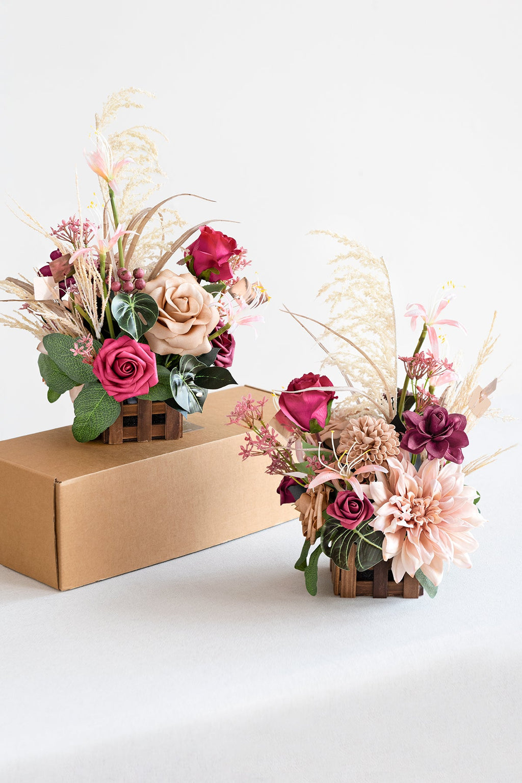 Flash Sale | Centerpiece Flower Arrangements in Valentine Magenta