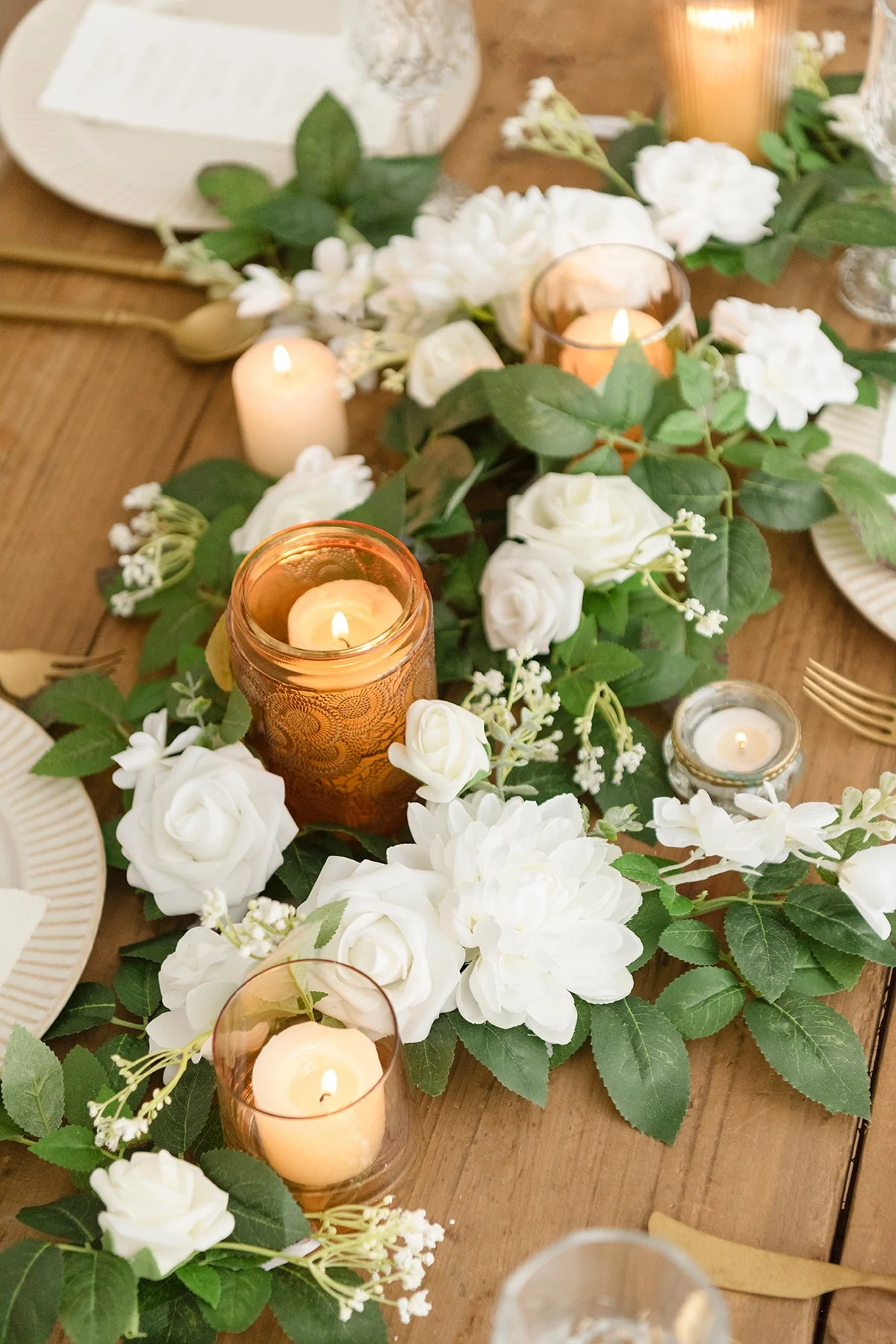 DIY Supporting Flower Boxes in Christmas Red & Sparkle