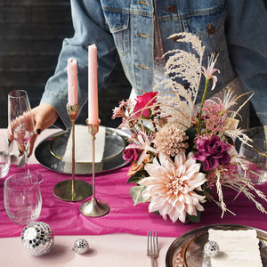 Centerpiece Flower Arrangements in Valentine Magenta | Clearance