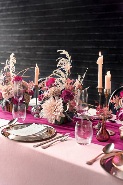 Centerpiece Flower Arrangements in Valentine Magenta | Clearance