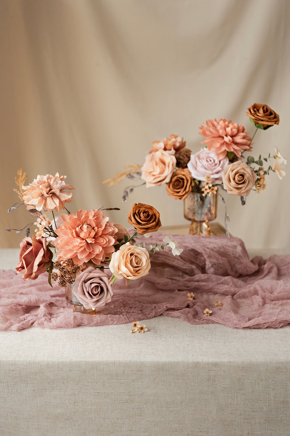 DIY Kits For Centerpieces in Earth-Tone Colors