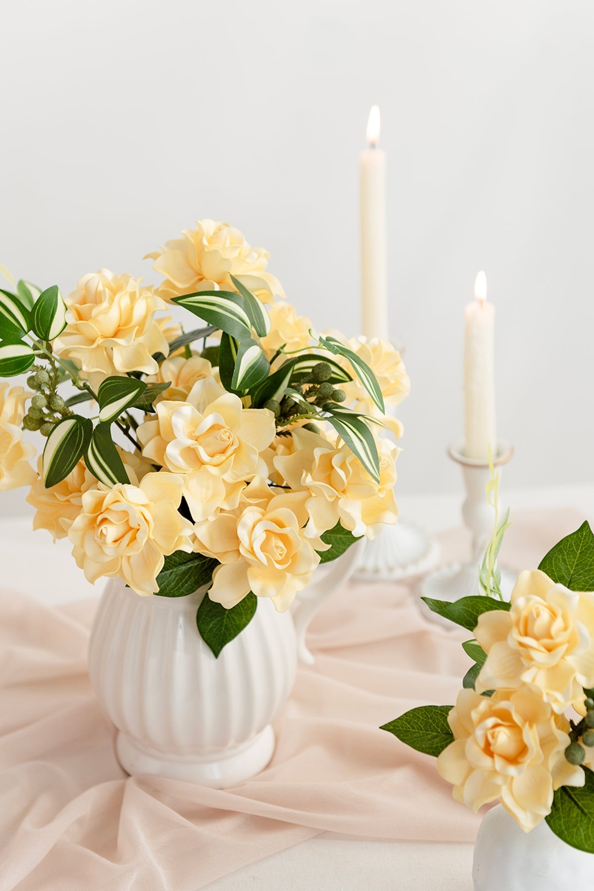 DIY Supporting Flower Boxes in Sunny Peach & Apricot
