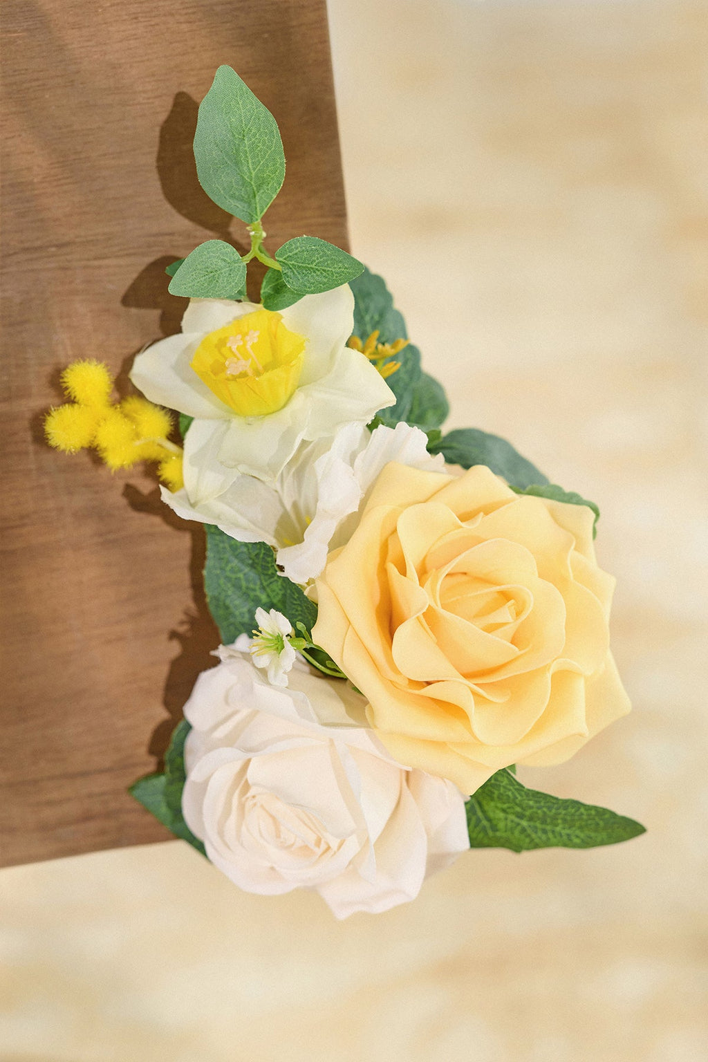 Combo Set Flower Sign Decor in Lemonade Yellow