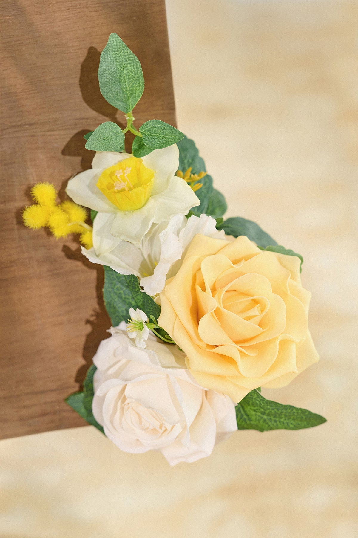 Combo Set Flower Sign Decor in Lemonade Yellow