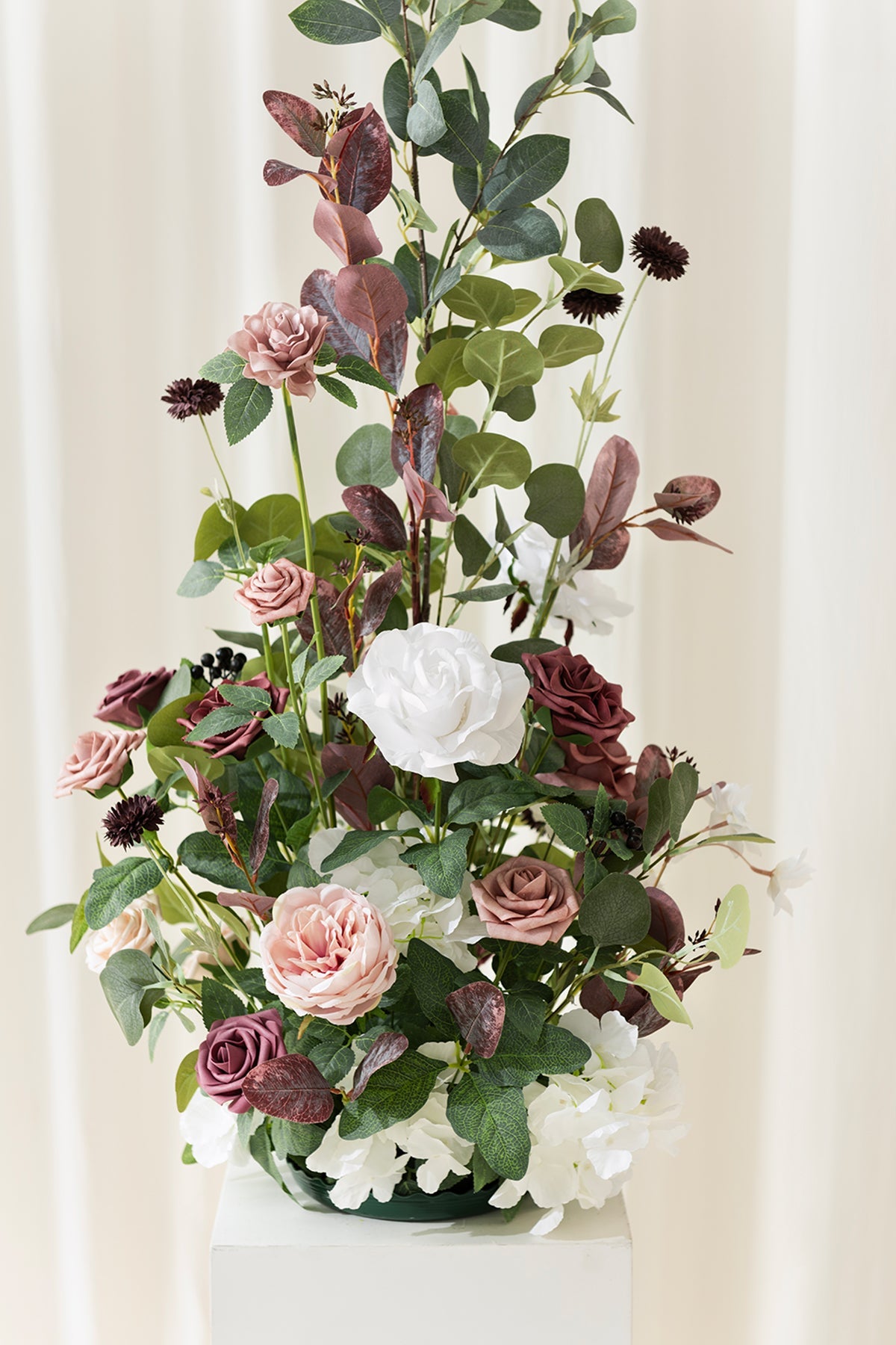 Altar Decor Free-Standing Flowers in Dusty Rose & Mauve | Clearance