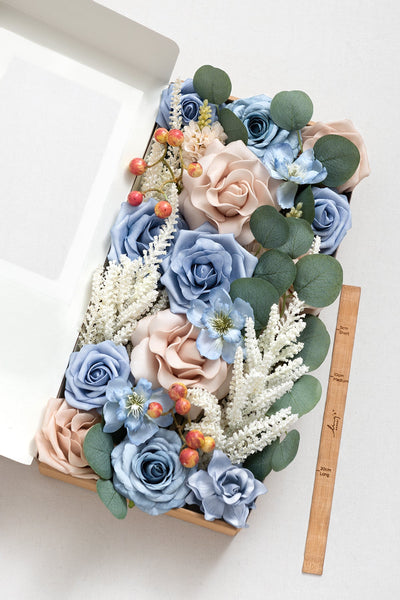 DIY Kits For Centerpieces in Blue Colors