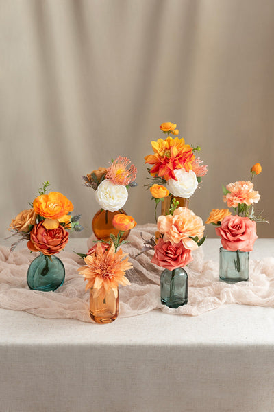 DIY Kits For Centerpieces in Orange Colors