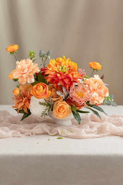 DIY Kits For Centerpieces in Orange Colors