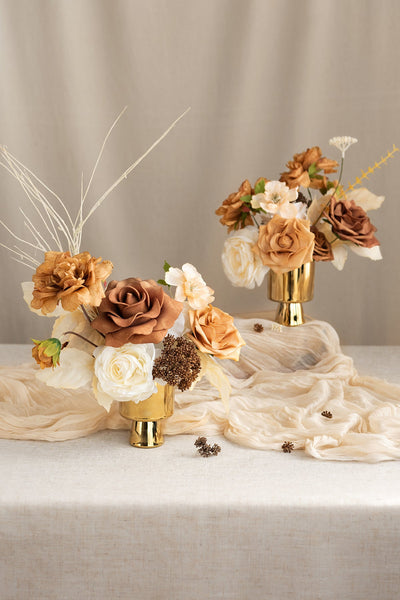 DIY Kits For Centerpieces in Earth-Tone Colors