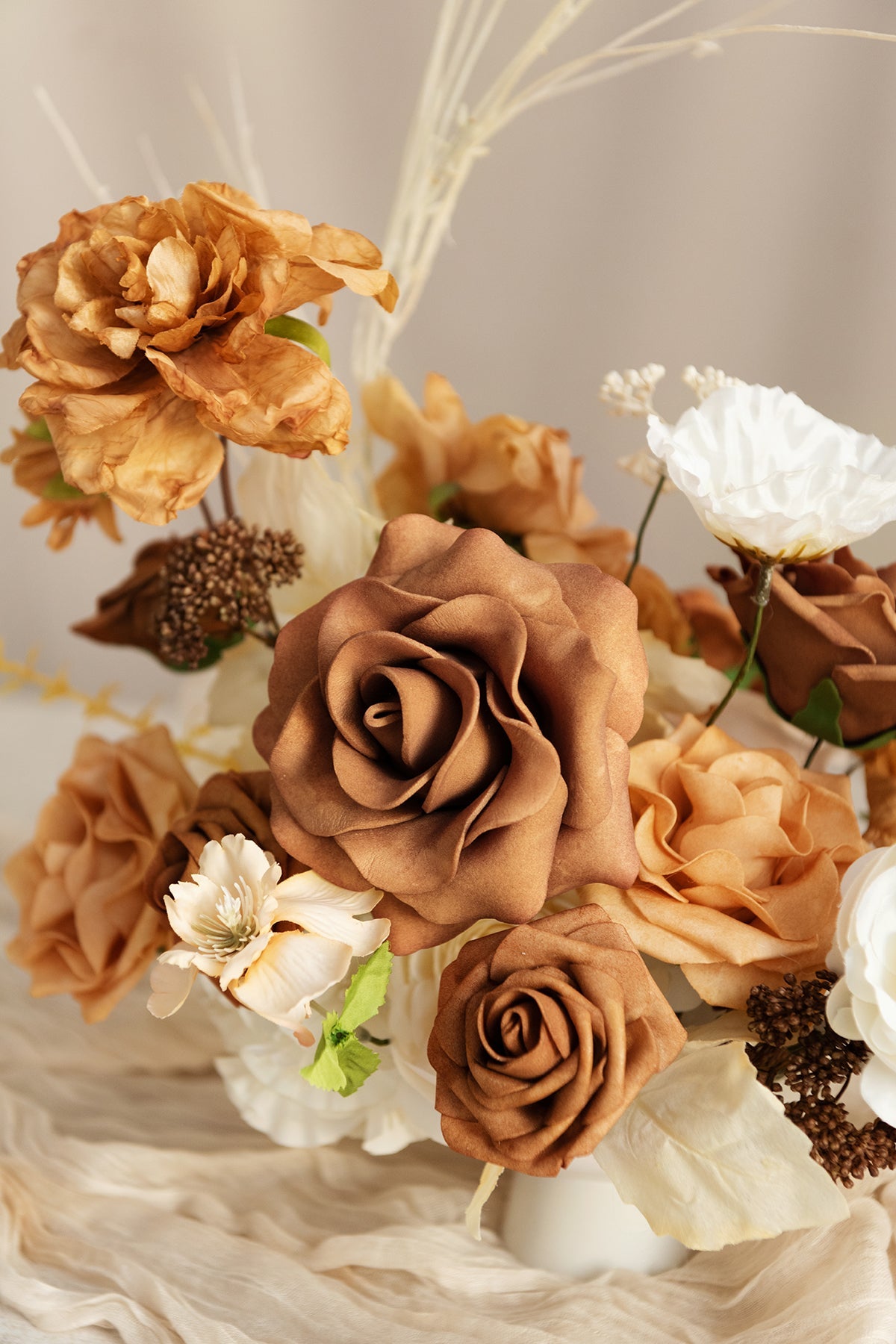 DIY Kits For Centerpieces in Earth-Tone Colors