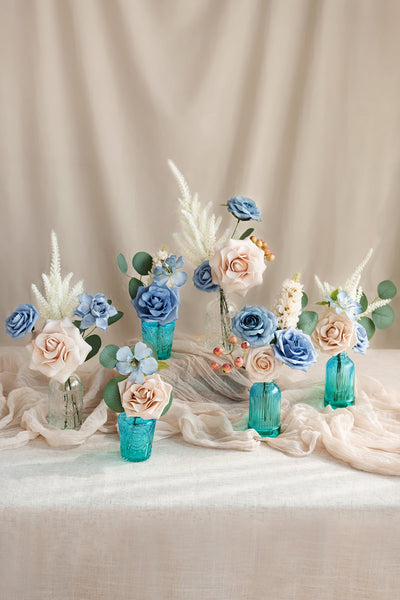DIY Kits For Centerpieces in Blue Colors