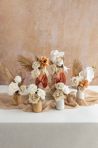 DIY Kits For Centerpieces in Earth-Tone Colors