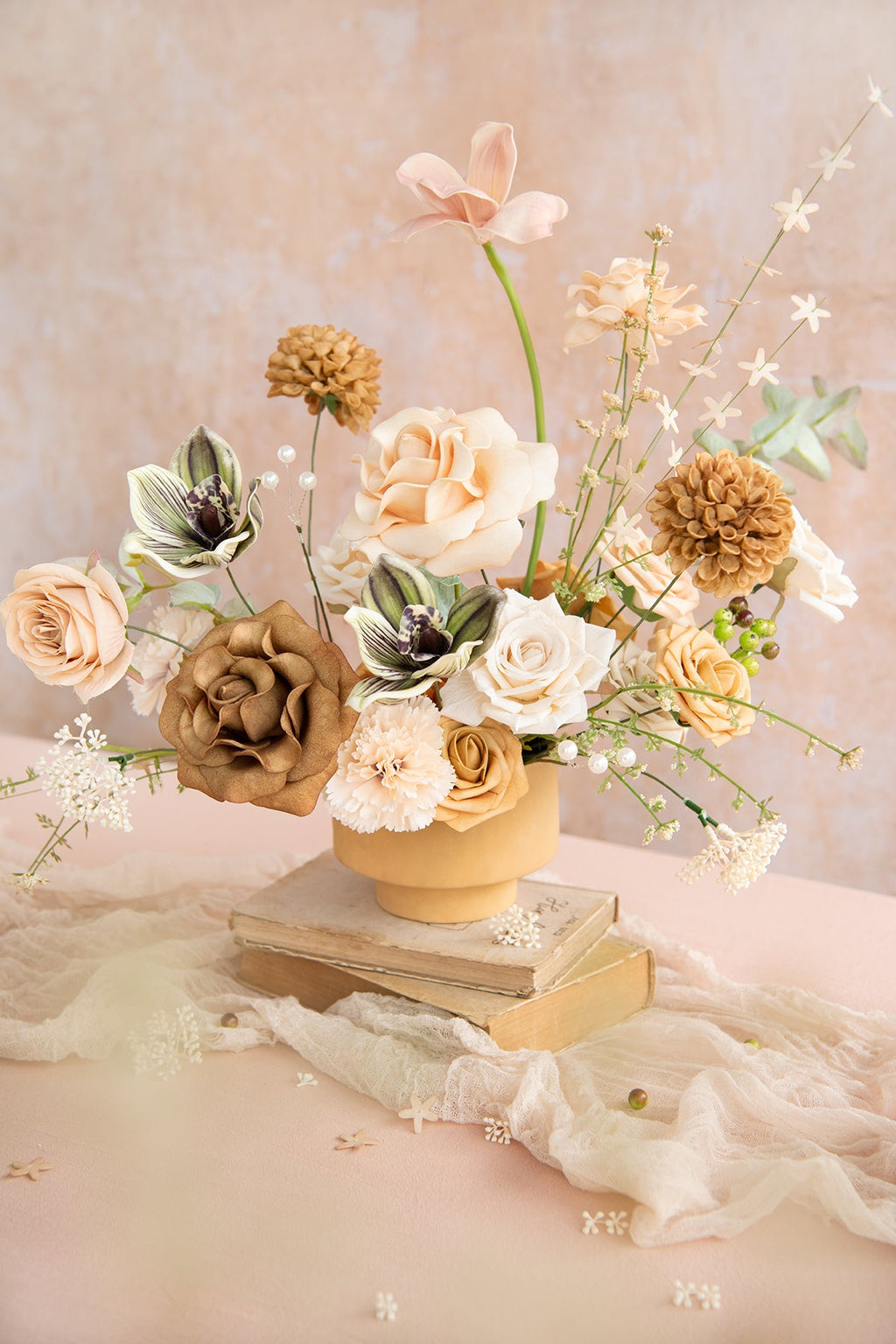 Brown & Beige Designer Flower Boxes